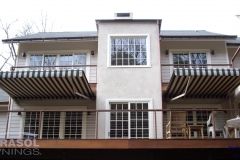 Two Striped Awnings