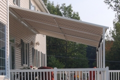 Side View of Home Awning